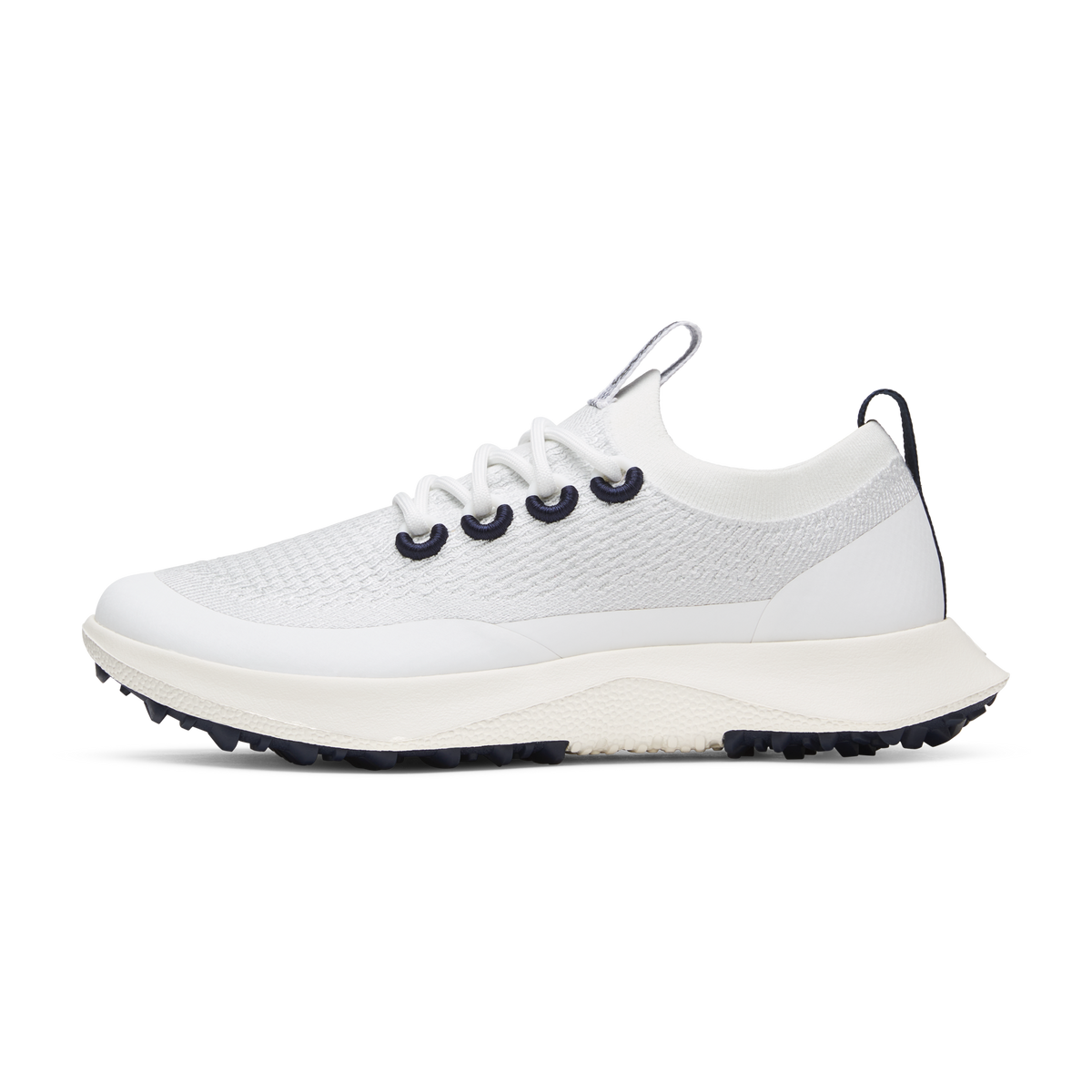 Allbirds Men's Tree Dasher 2 - Utility - Blizzard/Deep Navy (Natural White Sole)