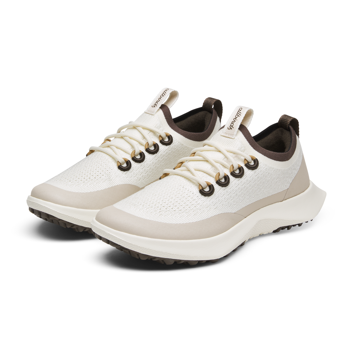 Allbirds Men's Tree Dasher 2 - Utility - Natural White/Rustic Brown (Natural White Sole)