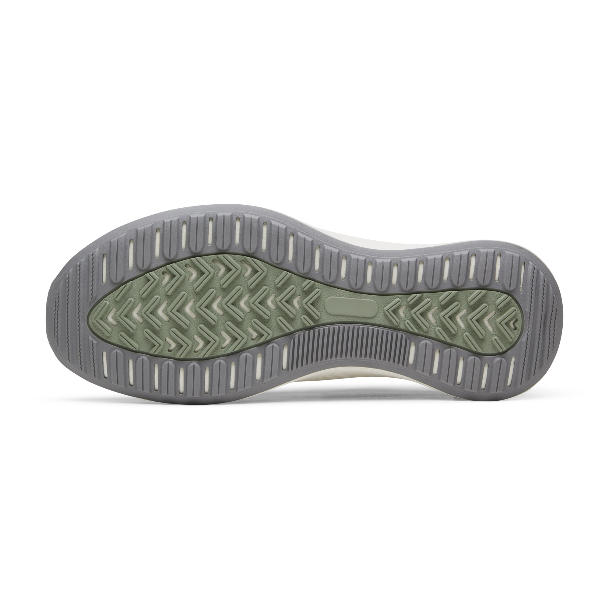 Allbirds Men's Tree Runner Go - Utility - Blizzard/Hazy Pine (Natural White Sole)