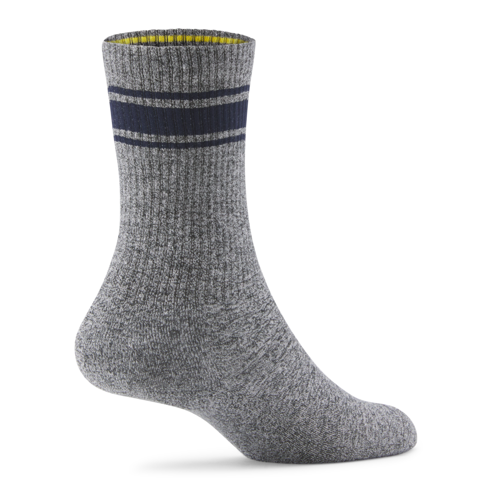 Allbirds Anytime Crew Sock - Natural Grey Heather/Deep Navy