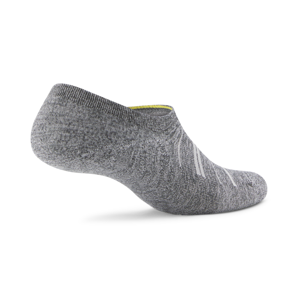 Allbirds Anytime No Show Sock - Natural Grey Heather/Light Grey
