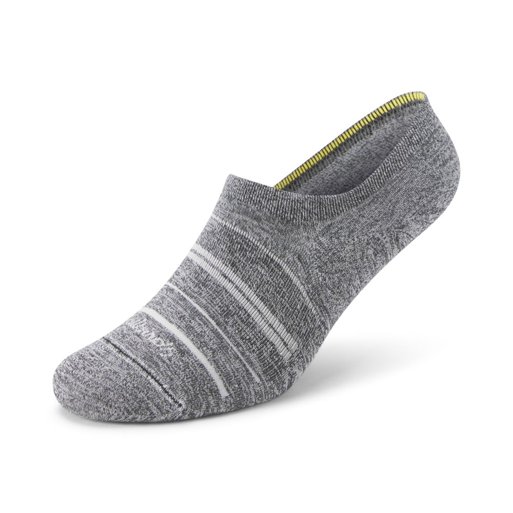 Allbirds Anytime No Show Sock - Natural Grey Heather/Light Grey