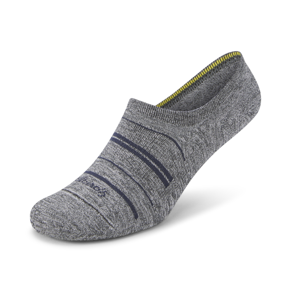Allbirds Anytime No Show Sock - Natural Grey Heather/Deep Navy