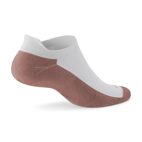 Allbirds Anytime Ankle Sock - Blizzard/Sienna Blush