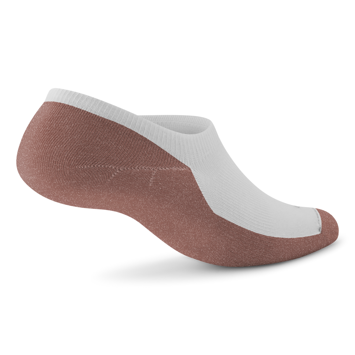 Allbirds Anytime No Show Sock - Blizzard/Sienna