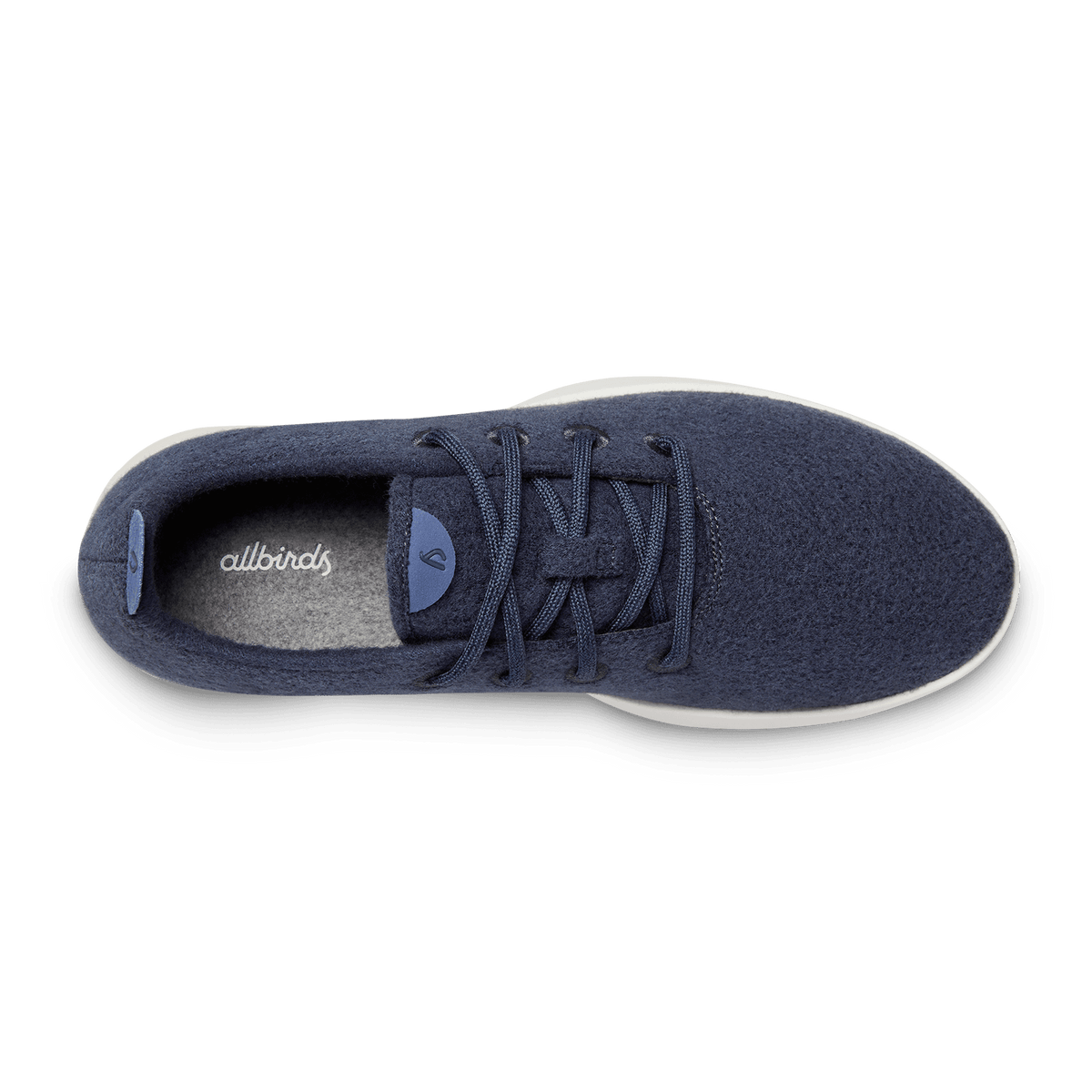 Allbirds Men's Wool Runner - Hazy Indigo (Blizzard Sole)