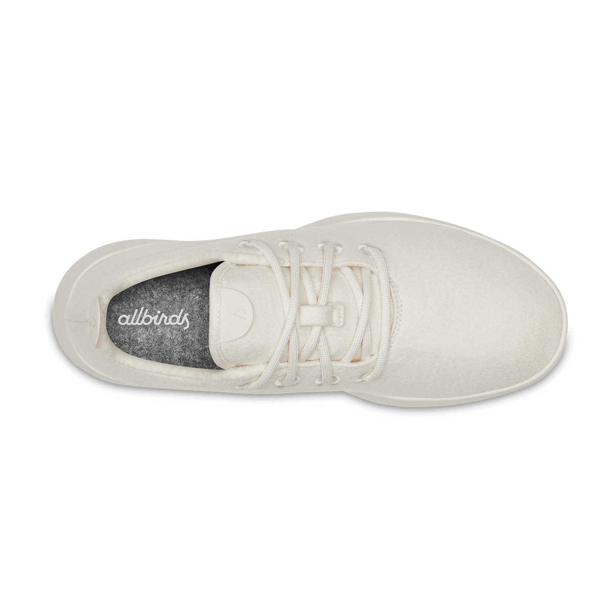Allbirds Men's Wool Runner - Natural White (Cream Sole)