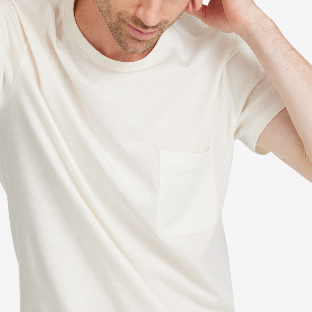 Allbirds Men's Soft Merino Tee - Natural White